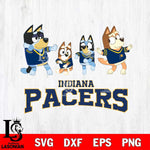 Indiana Pacers Bluey Dance Mode Squats Svg Eps Dxf Png File, Digital Download, Instant Download