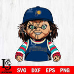 Indiana Pacers Chucky Horror basketball SVG DXF EPS PNG FILE, NBA File Cut,Halloween Digital Download,Instant Download, Silhouette