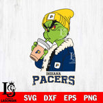 Indiana Pacers Grinch Bougie Football Svg Eps Dxf Png File, Digital Download, Instant Download