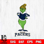 Indiana Pacers Grinch Leopard Coffee Svg Eps Dxf Png File, Digital Download, Instant Download