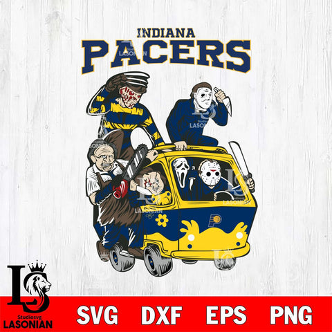 Indiana Pacers Jason Voorhees Horror 10 Svg Eps Dxf Png File, NBA svg, Digital Download, Instant Download