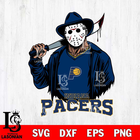 Indiana Pacers Jason Voorhees Horror 13 Svg Eps Dxf Png File, NBA svg, Digital Download, Instant Download