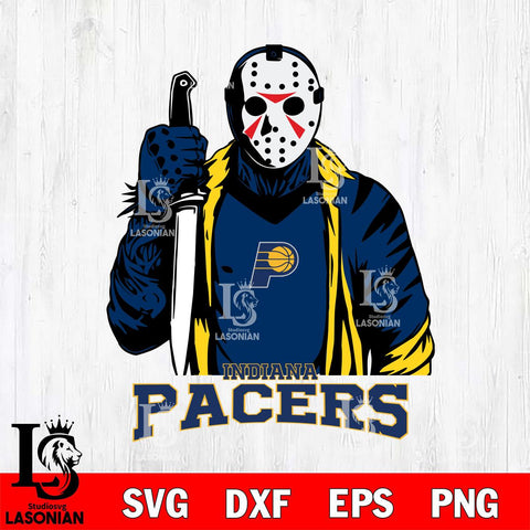 Indiana Pacers Jason Voorhees Horror 3 Svg Eps Dxf Png File, NBA svg, Digital Download, Instant Download