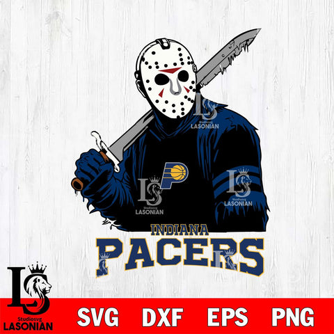 Indiana Pacers Jason Voorhees Horror 7 Svg Eps Dxf Png File, NBA svg, Digital Download, Instant Download