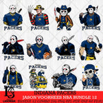 Indiana Pacers Jason Voorhees NBA Bundle 12 SVG Eps Dxf Png File, Bundle NBA svg, Digital Download, Instant Download