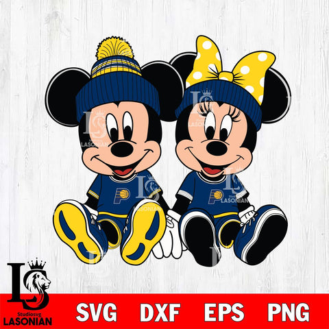 Indiana Pacers Mickey Minne 3 Nba Svg Eps Dxf Png File, NBA svg, Digital Download, Instant Download