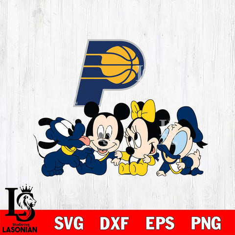 Indiana Pacers Mickey Minne 5 Nba Svg Eps Dxf Png File, NBA svg, Digital Download, Instant Download
