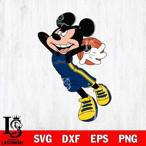 Indiana Pacers Mickey Minne 7 Nba Svg Eps Dxf Png File, NBA svg, Digital Download, Instant Download