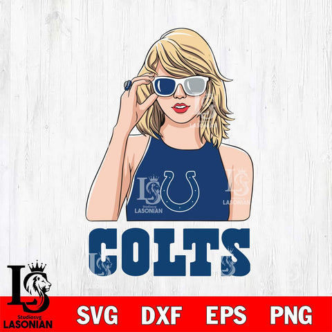 Indianapolis Colts And Taylor Swift Fan Svg Eps Dxf Png File, Digital Download, Instant Download