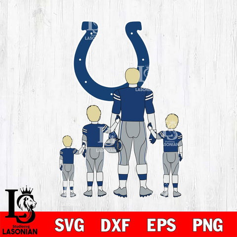 Indianapolis Colts Best Dad Ever , father day , DAD NFL 2 Svg Eps Dxf Png File, Digital Download, Instant Download