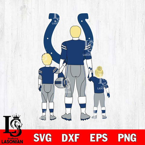 Indianapolis Colts Best Dad Ever , father day , DAD NFL 3 Svg Eps Dxf Png File, Digital Download, Instant Download