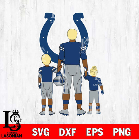 Indianapolis Colts Best Dad Ever , father day , DAD NFL 4 Svg Eps Dxf Png File, Digital Download, Instant Download