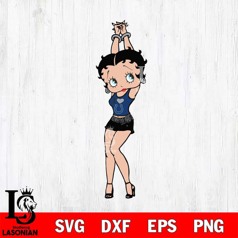 Indianapolis Colts Betty Boop Love NFL Svg Eps Dxf Png File, Digital Download, Instant Download