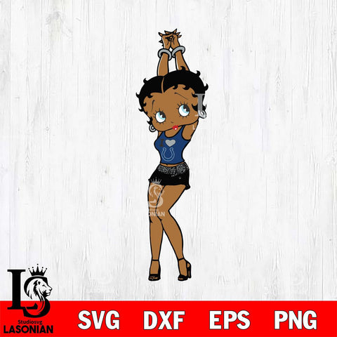 Indianapolis Colts Betty Boop Love SVG Svg Eps Dxf Png File, Digital Download, Instant Download