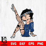 Indianapolis Colts Betty Boop Tattoo Girl Svg Eps Dxf Png File, Digital Download, Instant Download