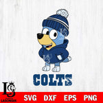 Indianapolis Colts Bluey Hoodie Sport Svg Eps Dxf Png File, Digital Download ,Instant Download, Cricut File