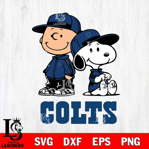 Indianapolis Colts Charlie Brown Snoopy Champions Svg Eps Dxf Png File, NFL svg , Digital Download , Instant Download, Cricut File