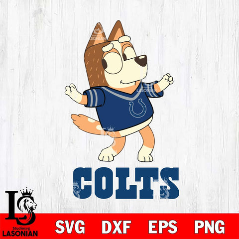 Indianapolis Colts Chilli Dance Svg Eps Dxf Png File, Digital Download, Instant Download
