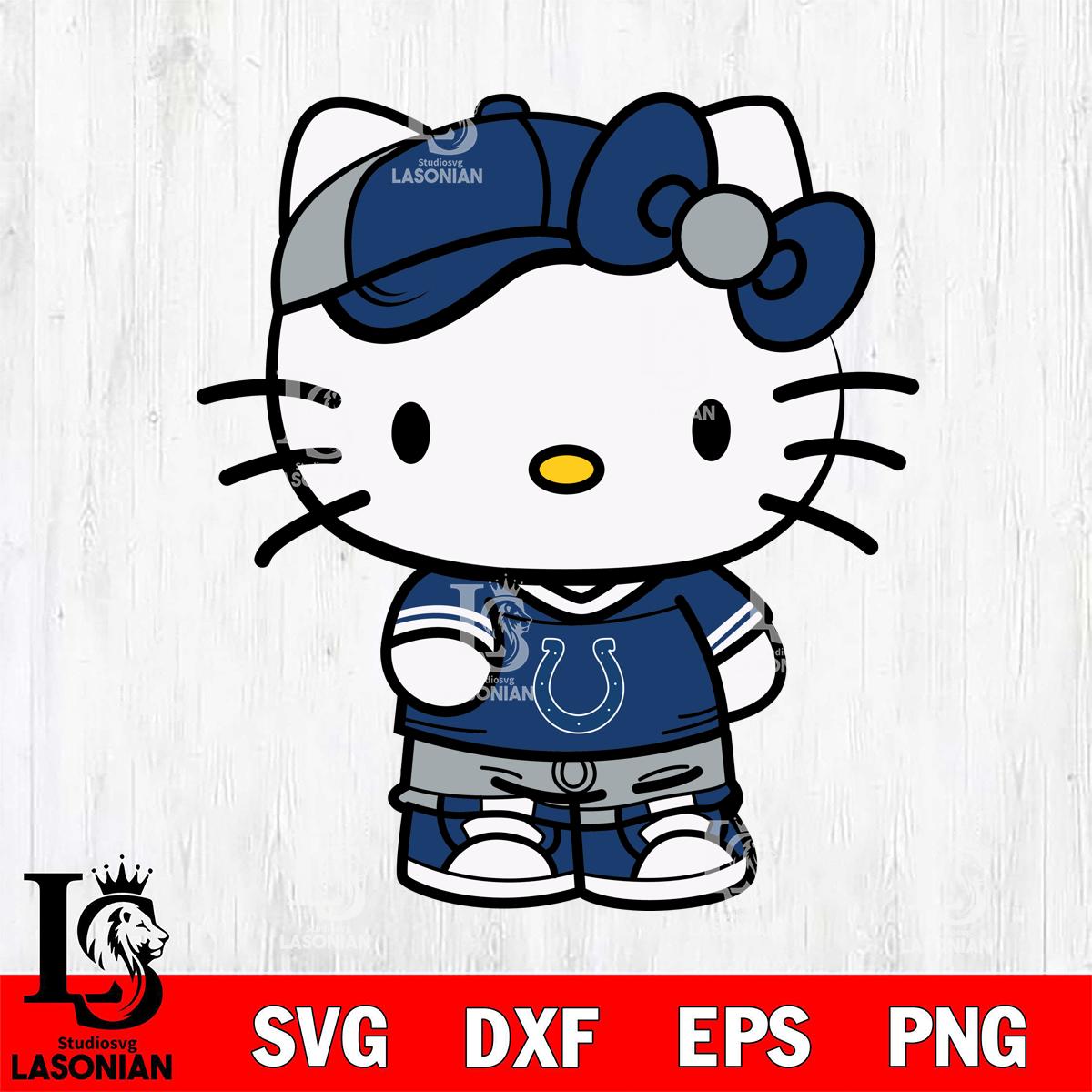 Indianapolis Colts Cute Hello Kitty Football 2 – lasoniansvg