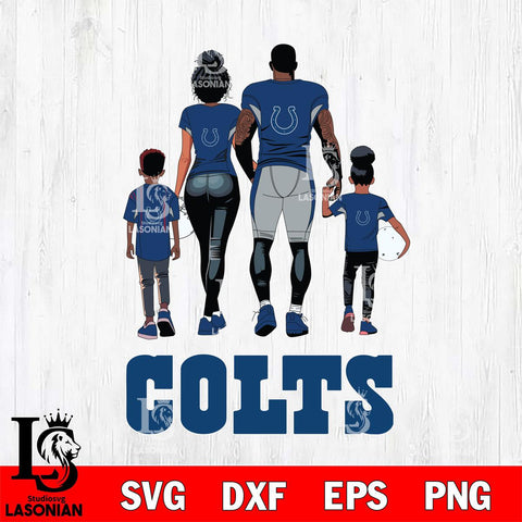 Indianapolis Colts Family Love Rugby SVG DXF EPS PNG FILE,NFL SVG, Father day Digital Download,Instant Download, Silhouette