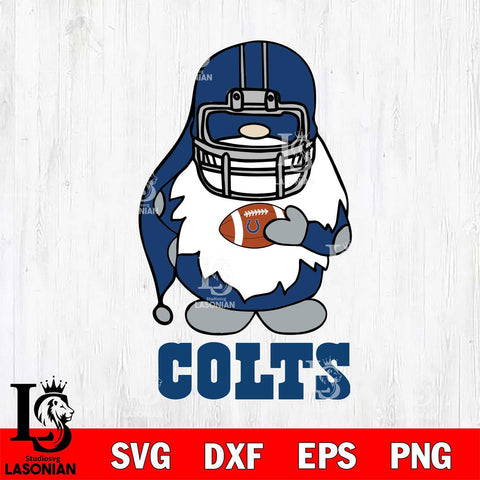 Indianapolis Colts Gnomes Christmas Svg Eps Dxf Png File, Digital Download, Instant Download