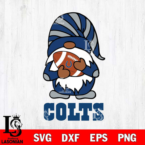 Indianapolis Colts Gnomes Football Svg Eps Dxf Png File, Digital Download, Instant Download