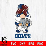 Indianapolis Colts Gnomes Helmet Svg Eps Dxf Png File, Digital Download, Instant Download