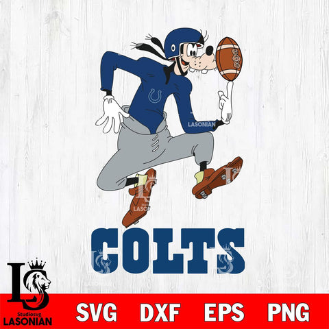 Indianapolis Colts Goofy Circus Football SVG DXF EPS PNG FILE,NFL Cricut ,Football Digital Download,Instant Download, Silhouette