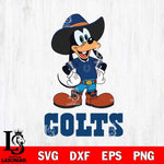 Indianapolis Colts Goofy Cowboy Sport SVG DXF EPS PNG FILE,NFL Cricut ,Football Digital Download,Instant Download, Silhouette