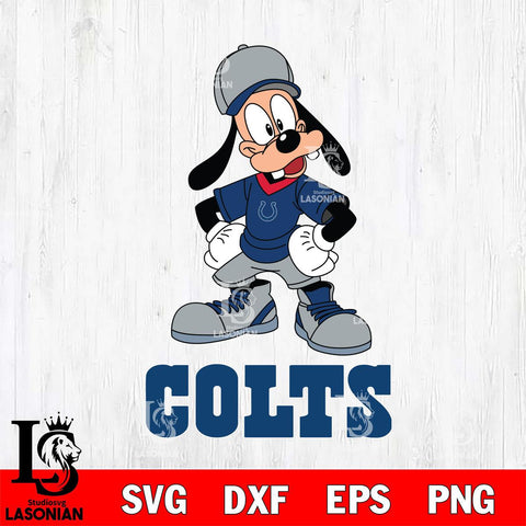 Indianapolis Colts Goofy Sport SVG DXF EPS PNG FILE,NFL Cricut ,Football Digital Download,Instant Download, Silhouette