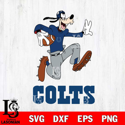 Indianapolis Colts Goofy rugby Sport SVG DXF EPS PNG FILE,NFL Cricut ,Football Digital Download,Instant Download, Silhouette