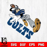Indianapolis Colts Goofy rugby player SVG DXF EPS PNG FILE,NFL Cricut ,Football Digital Download,Instant Download, Silhouette
