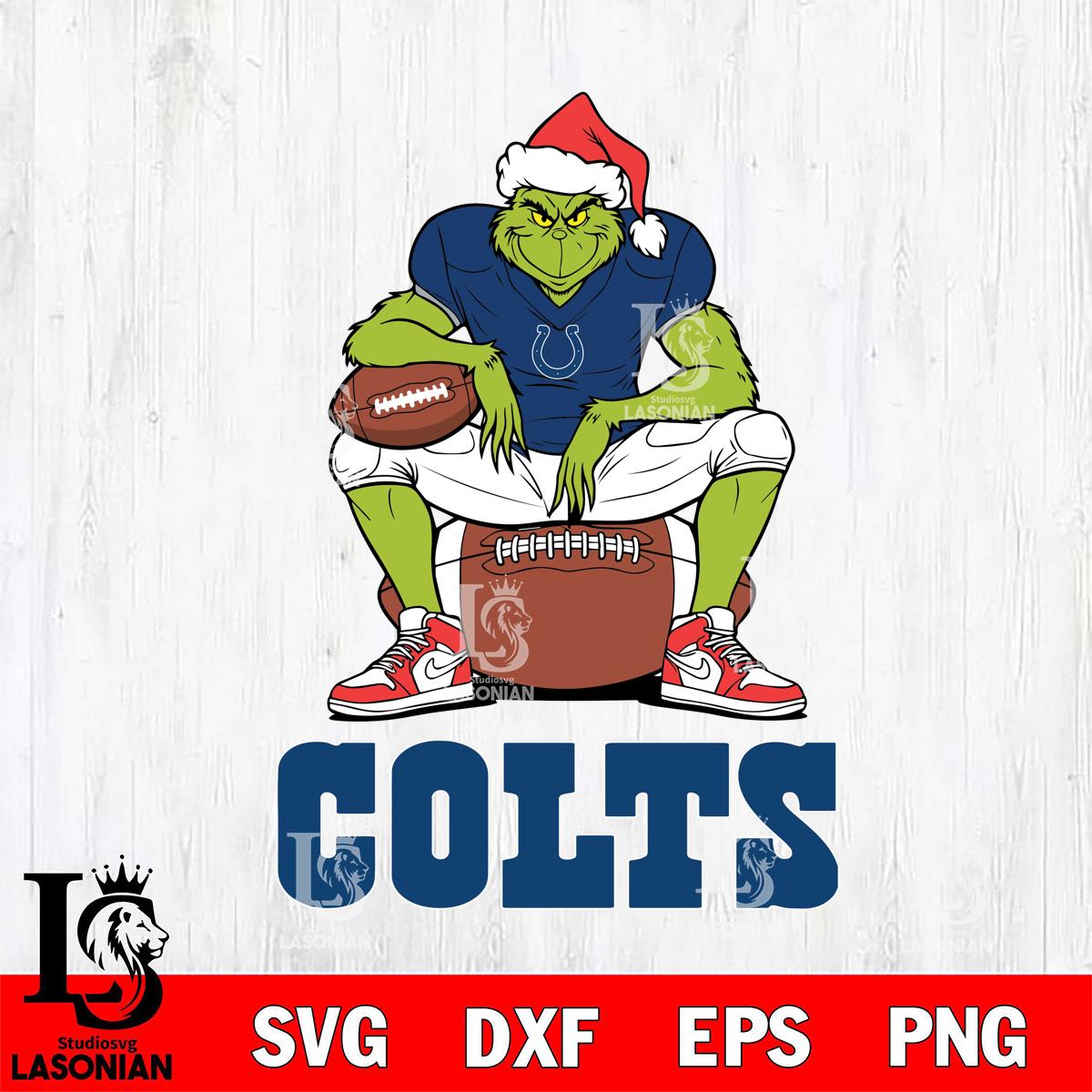 Indianapolis Colts Grinch Ball Christmas – lasoniansvg