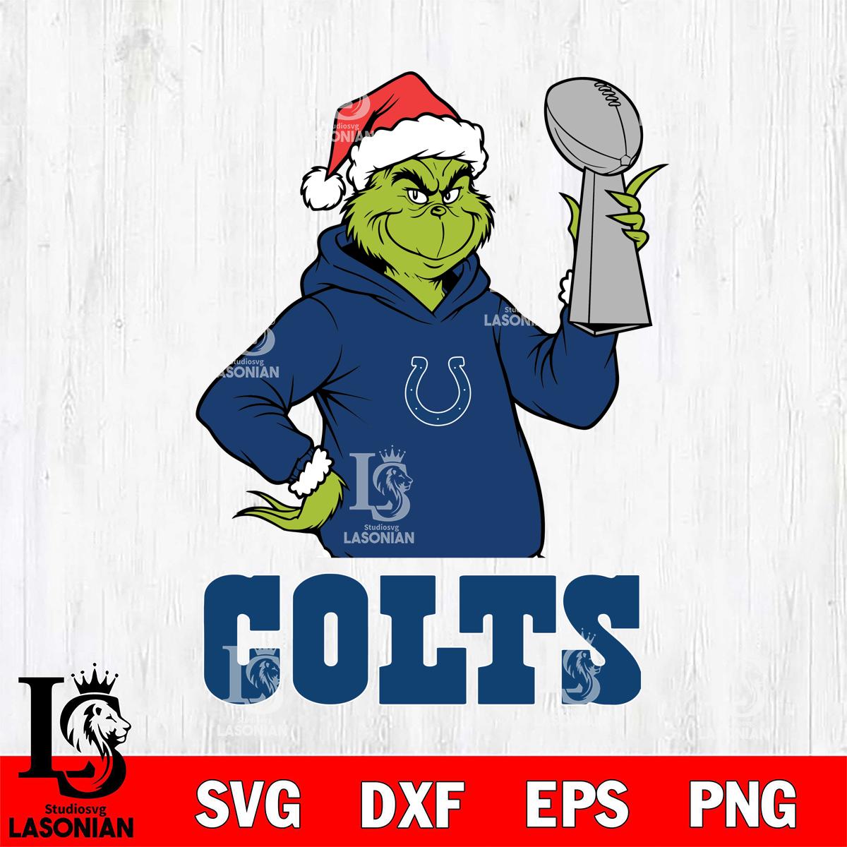 Indianapolis Colts Grinch Champion – lasoniansvg