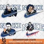 Indianapolis Colts Halloween NFL Bundle 4 Svg Eps Dxf Png File, Digital Download, Instant Download