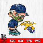 Indianapolis Colts Hannibal Lecter Piss On Tennessee Titans Svg Eps Dxf Png File, Digital Download, Instant Download
