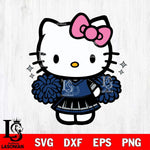 Indianapolis Colts Hello Kitty Cheerleader Svg Eps Dxf Png File, Digital Download, Instant Download