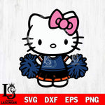 Indianapolis Colts Hello Kitty Cheerleader 2 Svg Eps Dxf Png File, Digital Download, Instant Download