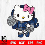 Indianapolis Colts Hello Kitty Cheerleader 7 Svg Eps Dxf Png File, Digital Download, Instant Download
