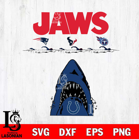 Indianapolis Colts Jaws Eat Patriots, Texans, Titans Svg Eps Dxf Png File, Digital Download, Instant Download