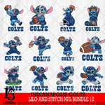 Indianapolis Colts Lilo and stitch Sport NFL Bundle 12 SVG DXF EPS PNG FILE,Bundle Stitch File Cut,NFL Digital Download,Instant Download, Silhouette