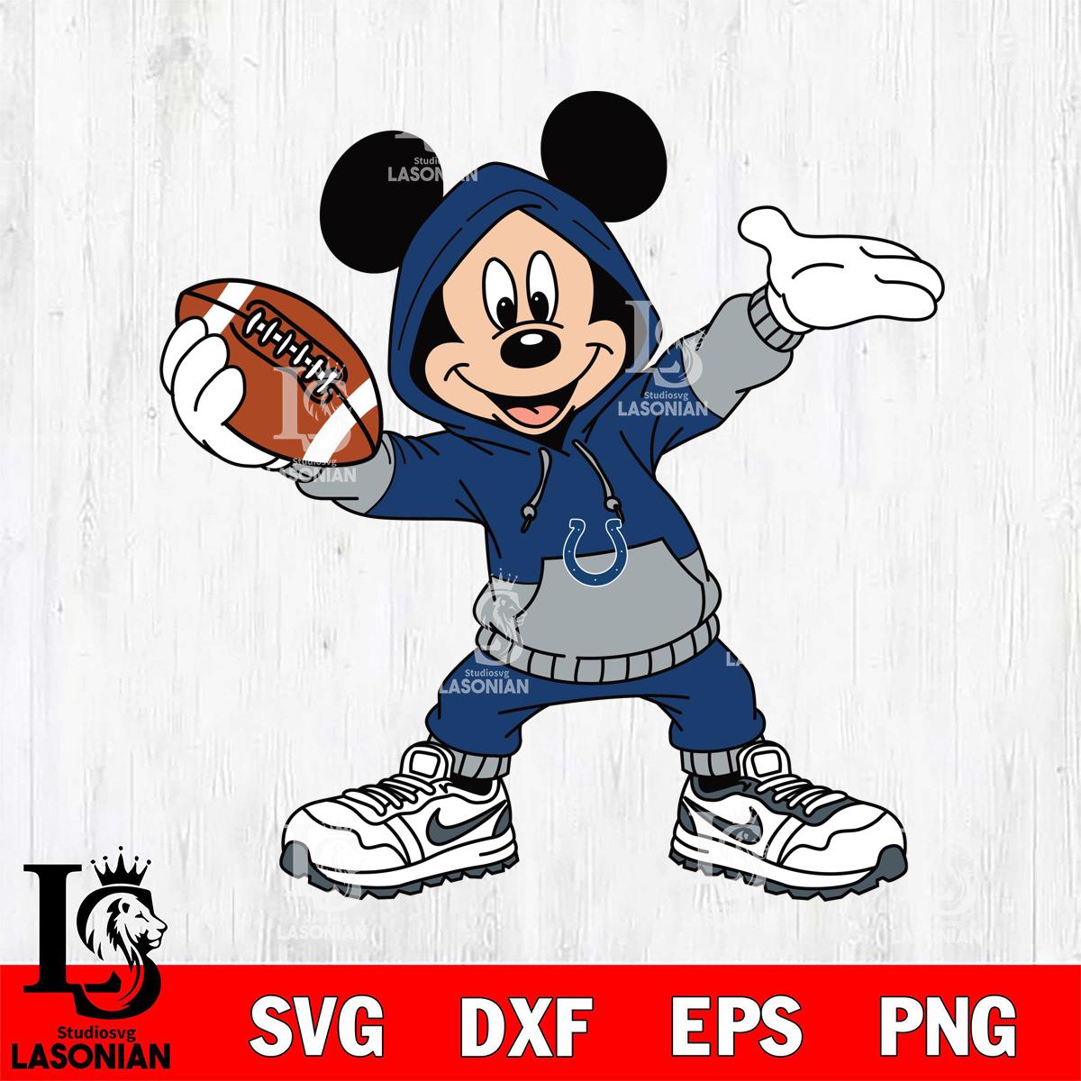 Indianapolis Colts Mickey Disney Football Christmas – lasoniansvg