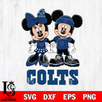 Indianapolis Colts Mickey Minnie Rugby ball Svg Eps Dxf Png File, Bundle NFl svg , File Cut , Digital Download , Instant Download, Laser Cut Svg Files