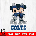 Indianapolis Colts Mickey Minnie Valentine Football Svg Eps Dxf Png File, NFL svg , Digital Download , Instant Download, Cricut File
