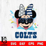 Indianapolis Colts Minnie Mouse Love Sport SVG DXF EPS PNG FILE, Disney Father day File Cut,Digital Download,Instant Download,Disney Svg Files