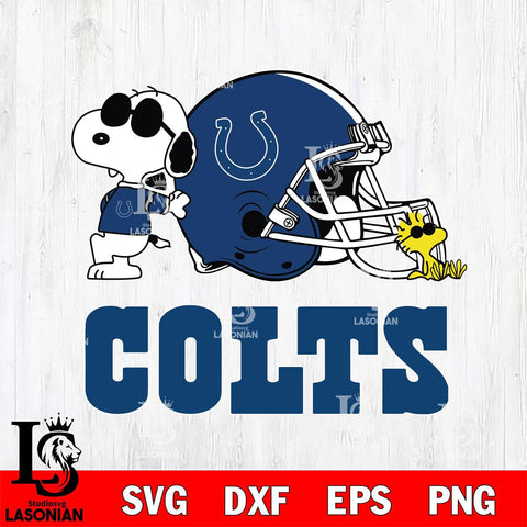Indianapolis Colts Snoopy Sport 2 Svg Eps Dxf Png File, NFL svg, Digital Download, Instant Download