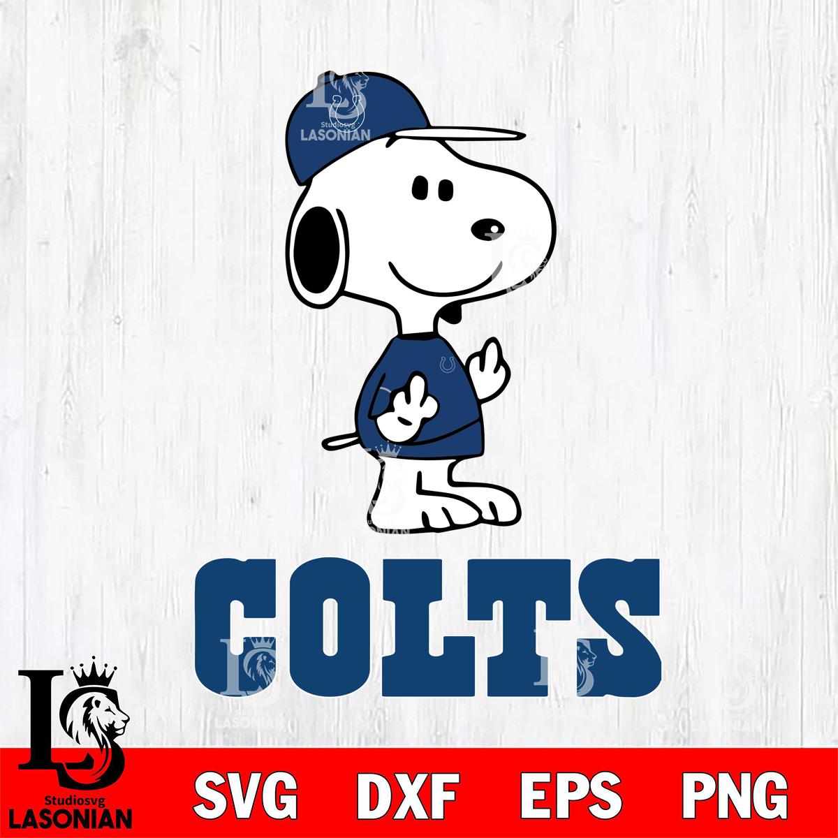 Indianapolis Colts Snoopy Sport 8 – lasoniansvg