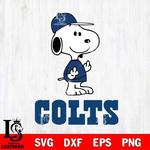 Indianapolis Colts Snoopy Sport 8 Svg Eps Dxf Png File, NFL svg, Digital Download, Instant Download