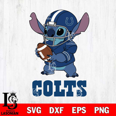 Indianapolis Colts Stitch Football Helmet SVG DXF EPS PNG FILE, NFL File Cut, Digital Download,Instant Download, Silhouette, Cricut