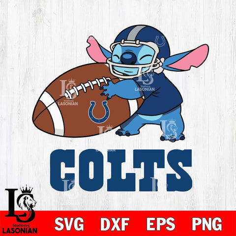 Indianapolis Colts Stitch Sport SVG DXF EPS PNG FILE, Stitch File Cut,NFL Digital Download,Instant Download, Silhouette
